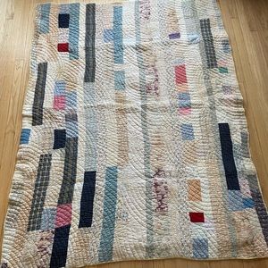 Vintage Pastel Handmade Quilt